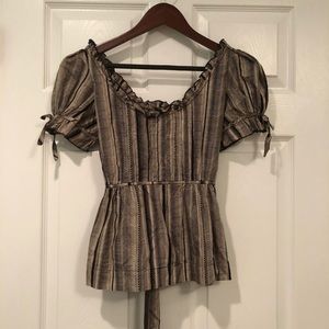 Ruched Sleeve Top
